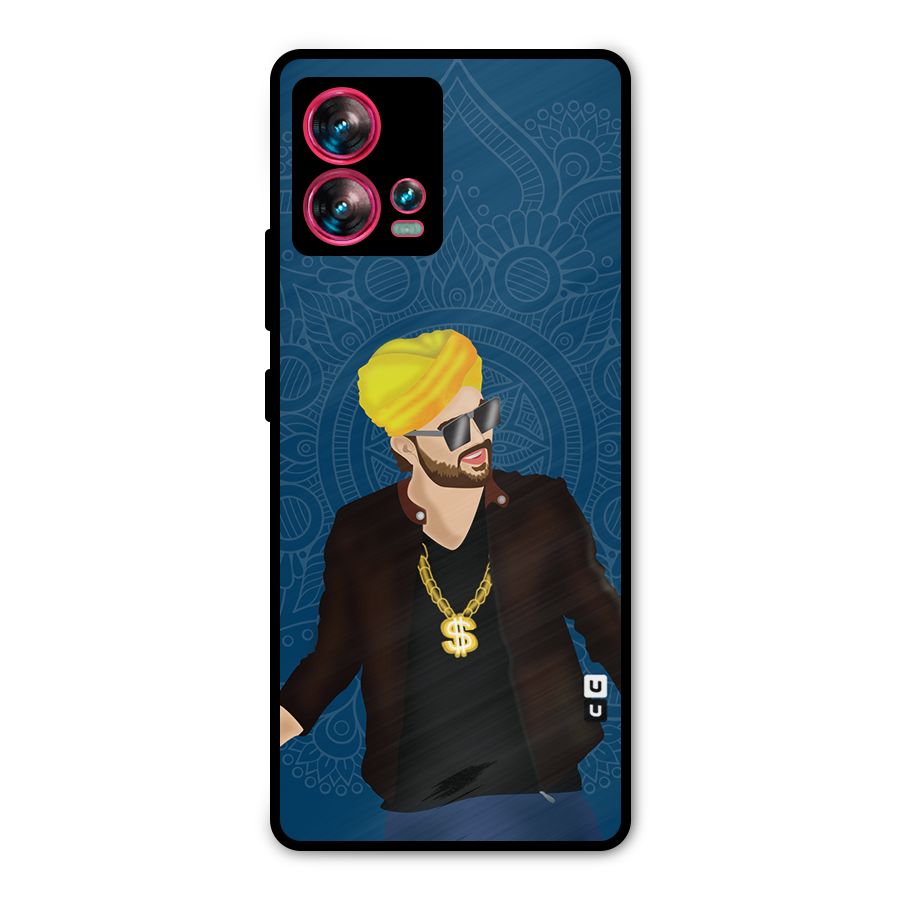 Indie Pop Illustration Metal Back Case for Motorola Edge 30 Fusion