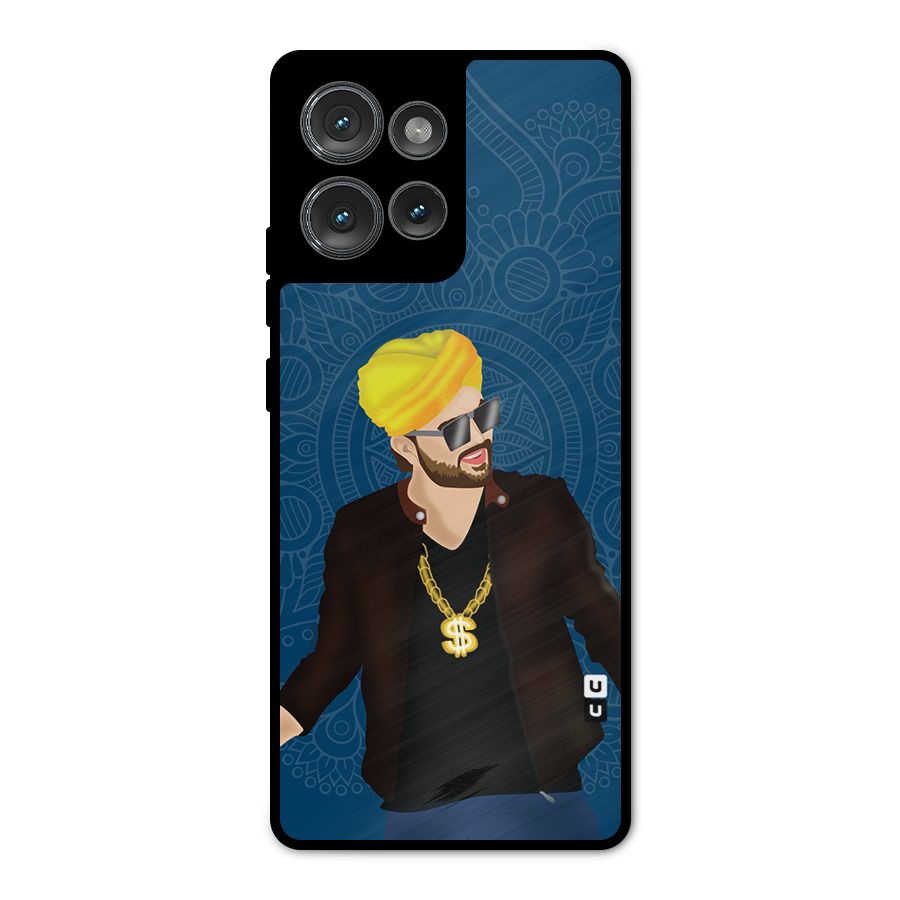 Indie Pop Illustration Metal Back Case for Motorola Edge 50