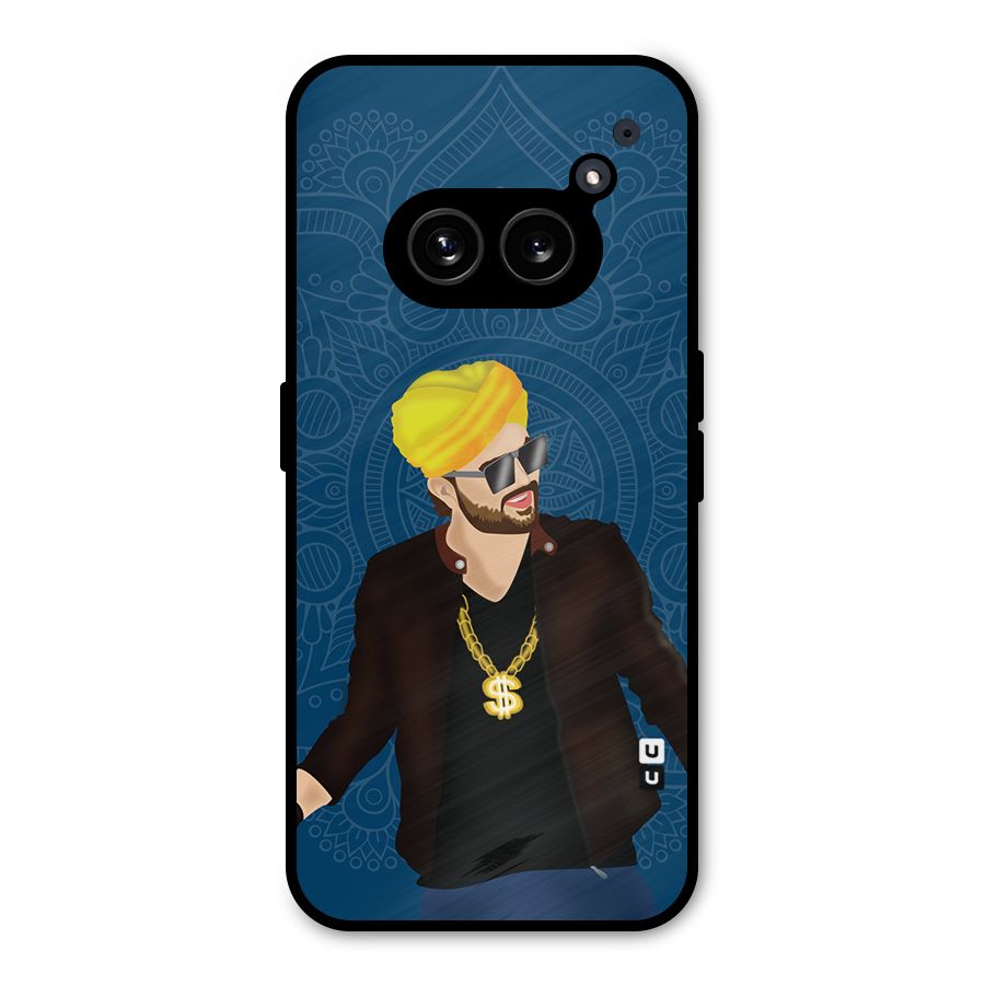 Indie Pop Illustration Metal Back Case for Nothing Phone 2a Plus