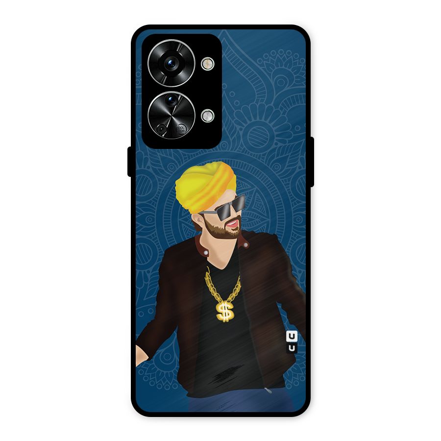 Indie Pop Illustration Metal Back Case for OnePlus Nord 2T