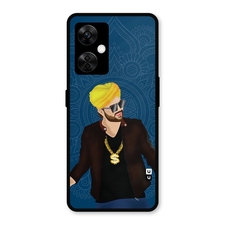 Indie Pop Illustration Metal Back Case for OnePlus Nord CE 3 Lite