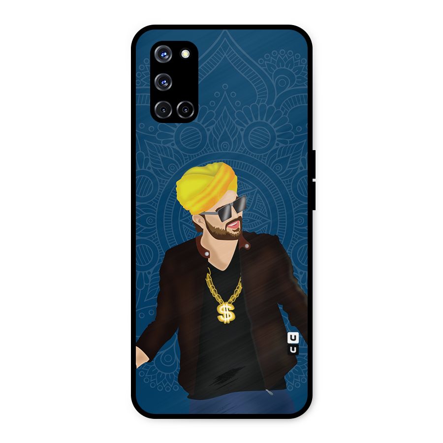 Indie Pop Illustration Metal Back Case for Oppo A52