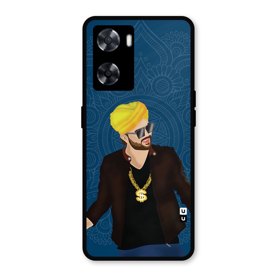 Indie Pop Illustration Metal Back Case for Oppo A77s