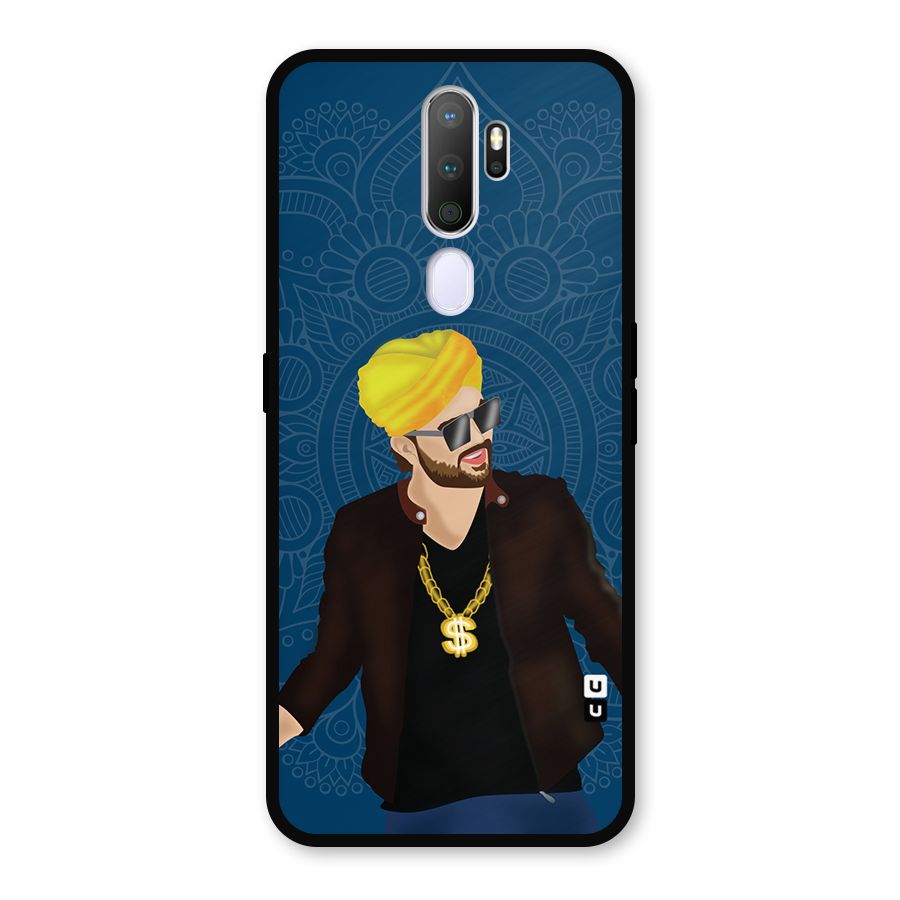 Indie Pop Illustration Metal Back Case for Oppo A9 (2020)