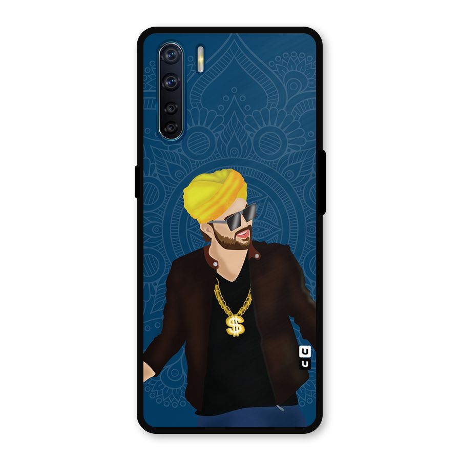 Indie Pop Illustration Metal Back Case for Oppo F15