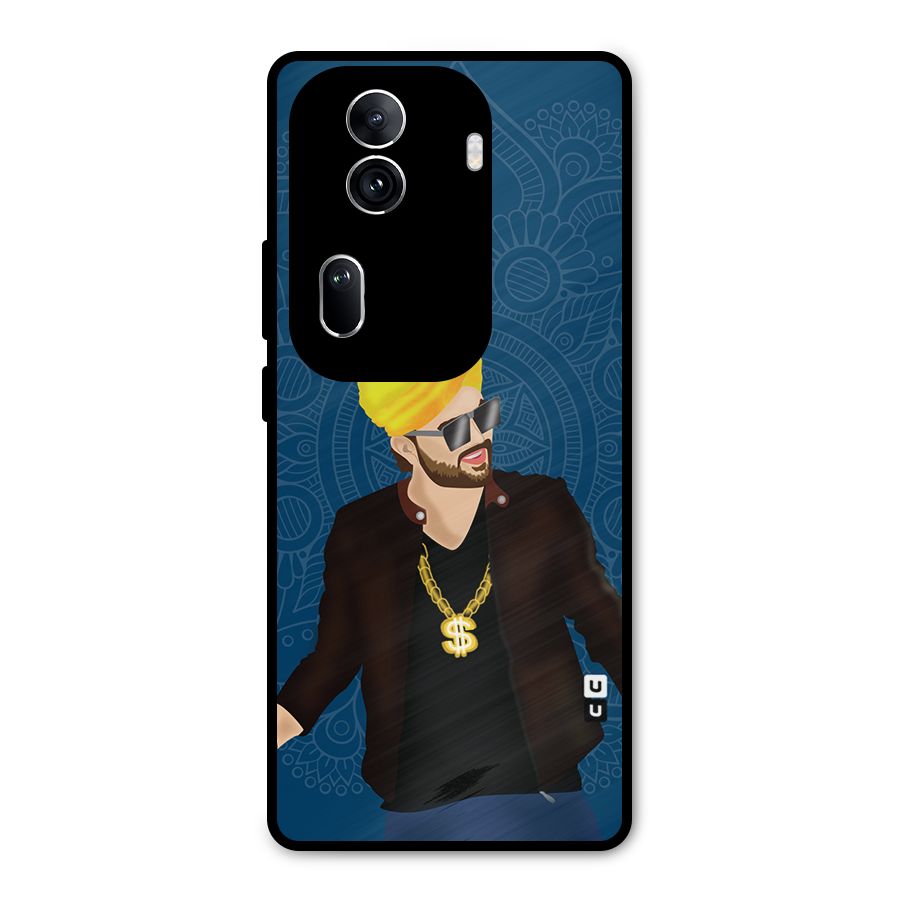 Indie Pop Illustration Metal Back Case for Oppo Reno11 Pro 5G