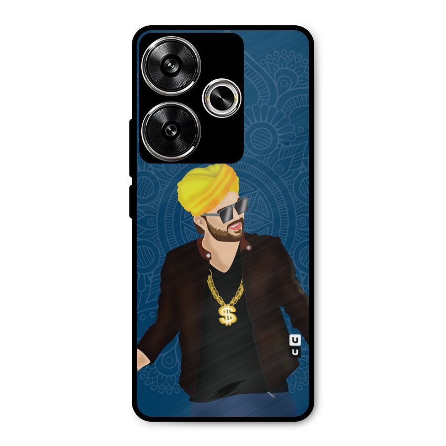 Indie Pop Illustration Metal Back Case for Poco F6