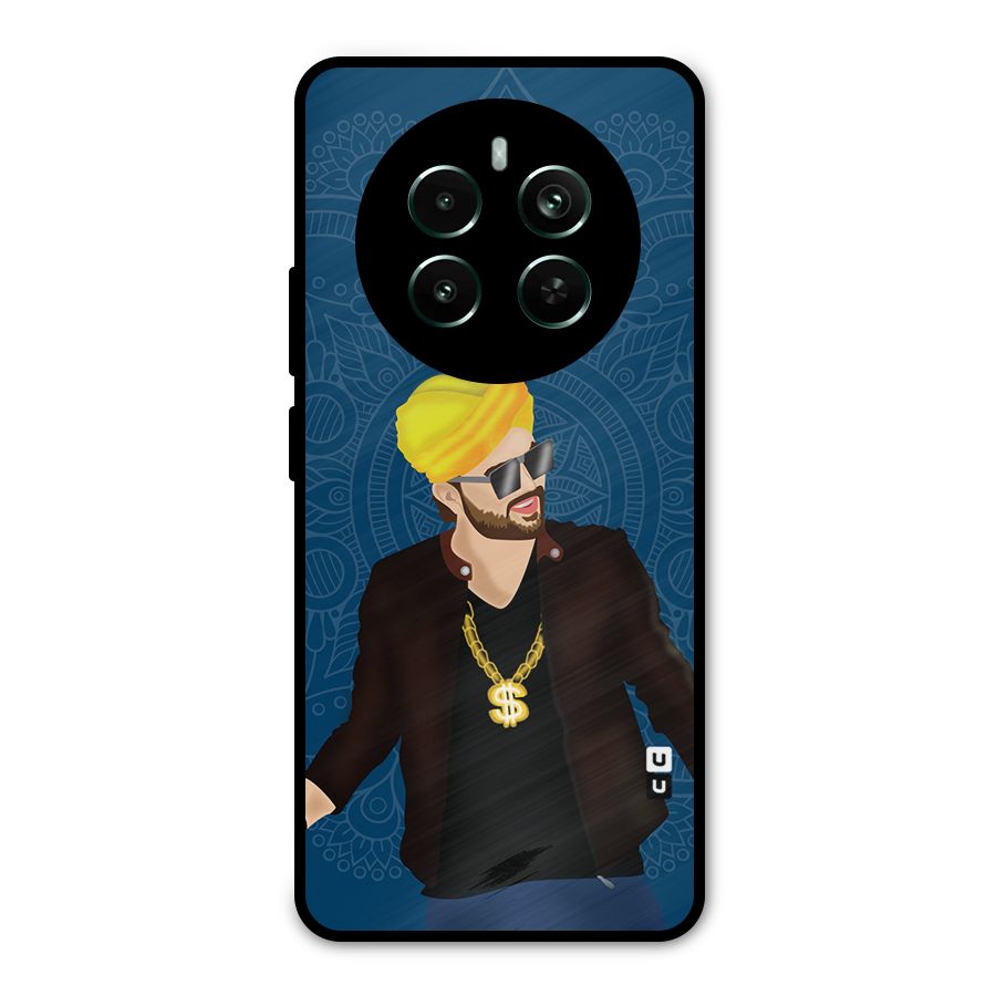 Indie Pop Illustration Metal Back Case for Realme 12 Pro Plus