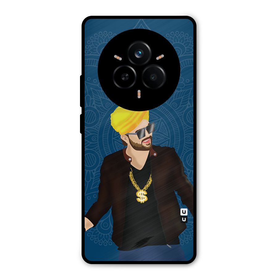 Indie Pop Illustration Metal Back Case for Realme 14 Pro