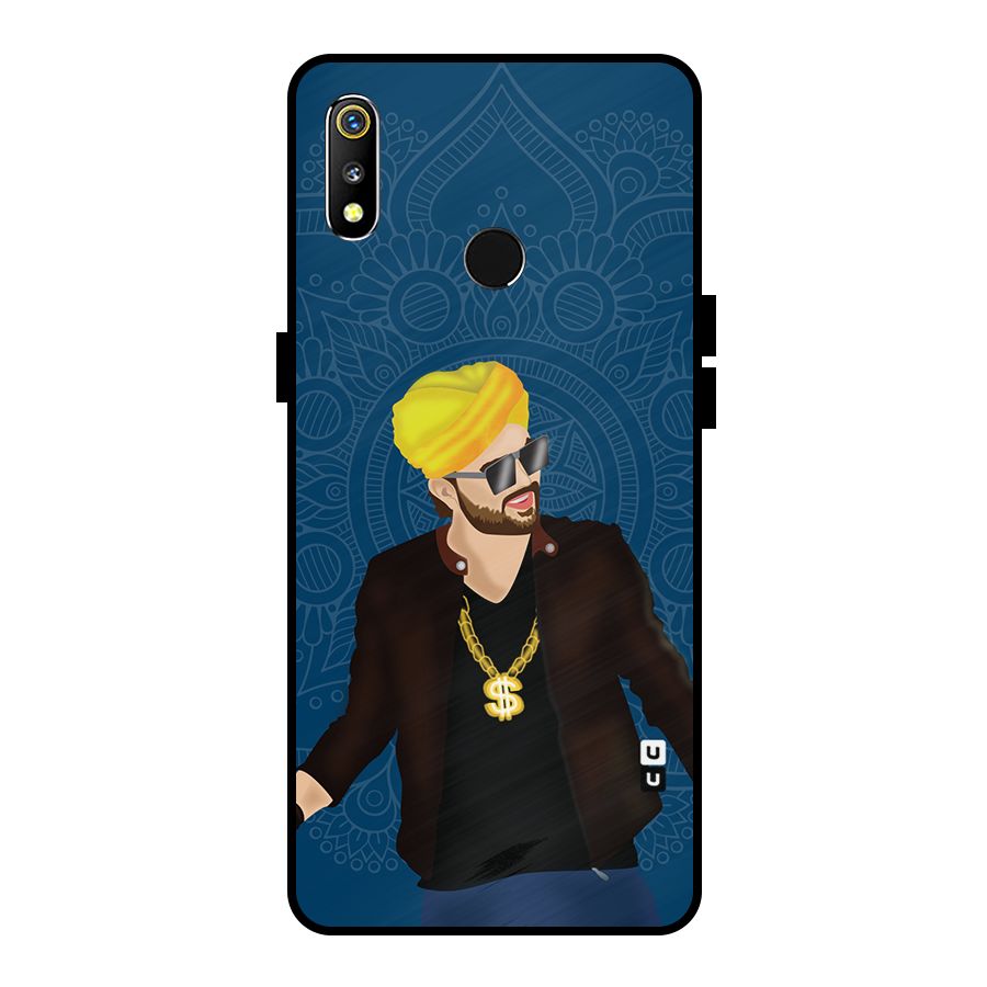 Indie Pop Illustration Metal Back Case for Realme 3