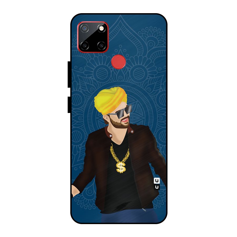 Indie Pop Illustration Metal Back Case for Realme C12