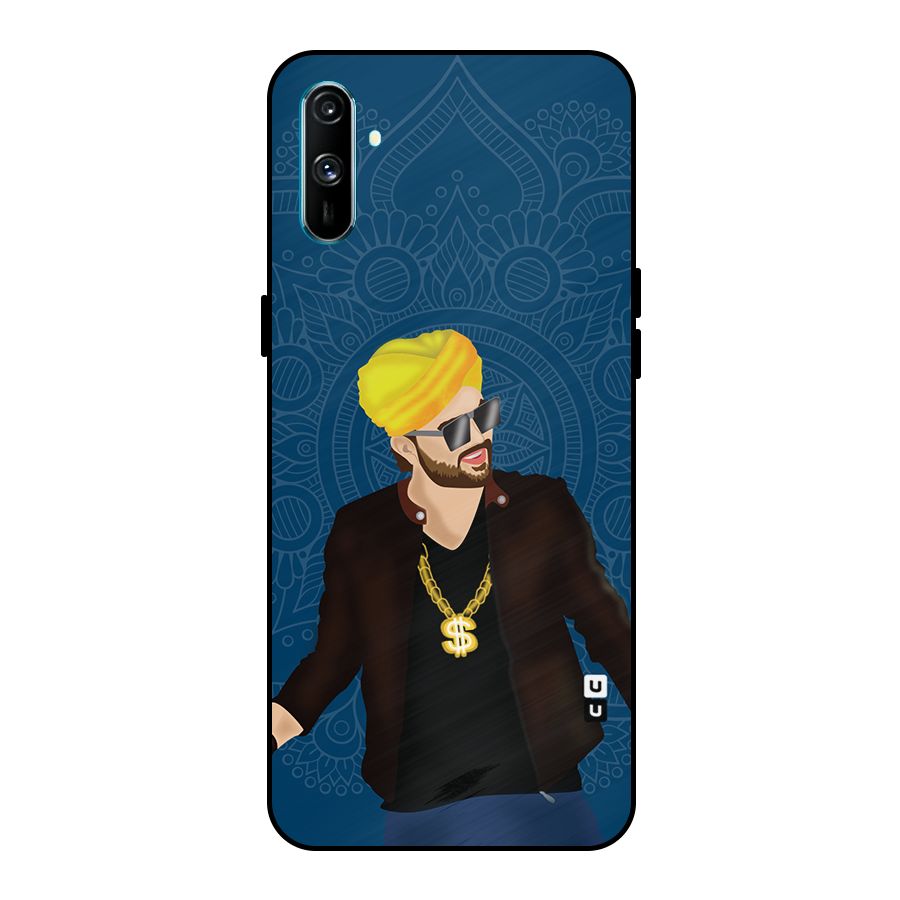 Indie Pop Illustration Metal Back Case for Realme C3