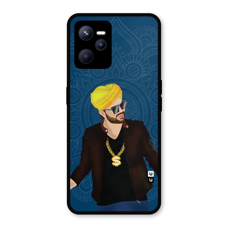 Indie Pop Illustration Metal Back Case for Realme C35