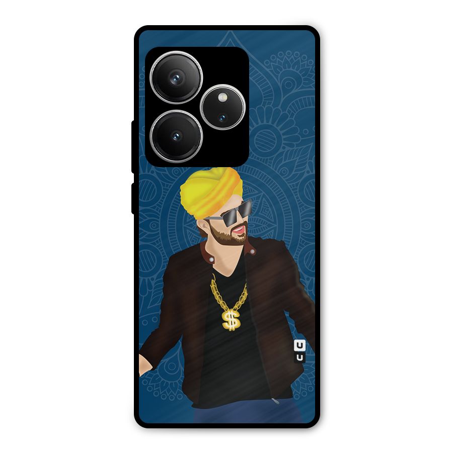 Indie Pop Illustration Metal Back Case for Realme GT 6
