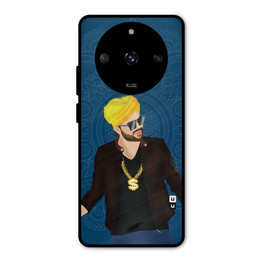 Indie Pop Illustration Metal Back Case for Realme Narzo 60 5G