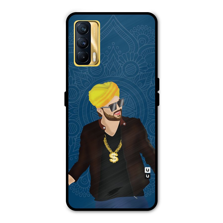 Indie Pop Illustration Metal Back Case for Realme X7