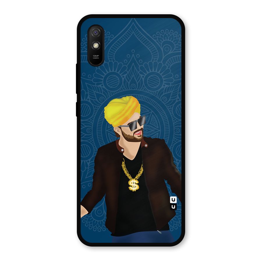 Indie Pop Illustration Metal Back Case for Redmi 9i