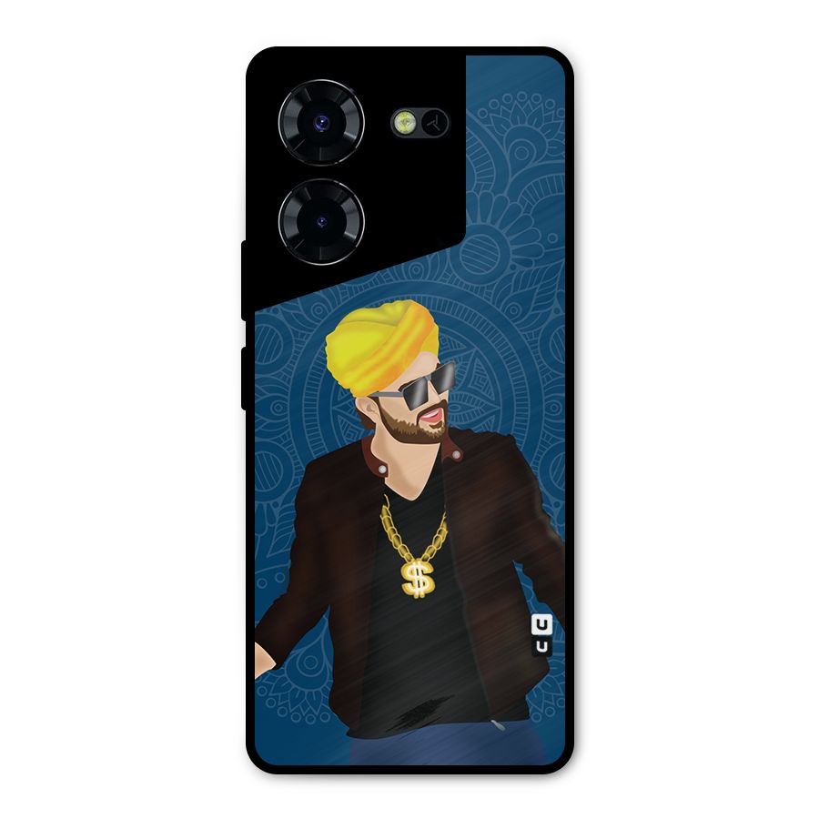 Indie Pop Illustration Metal Back Case for Tecno Pova 5 Pro 5G