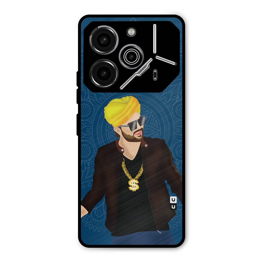 Indie Pop Illustration Metal Back Case for Tecno Pova 6 Pro
