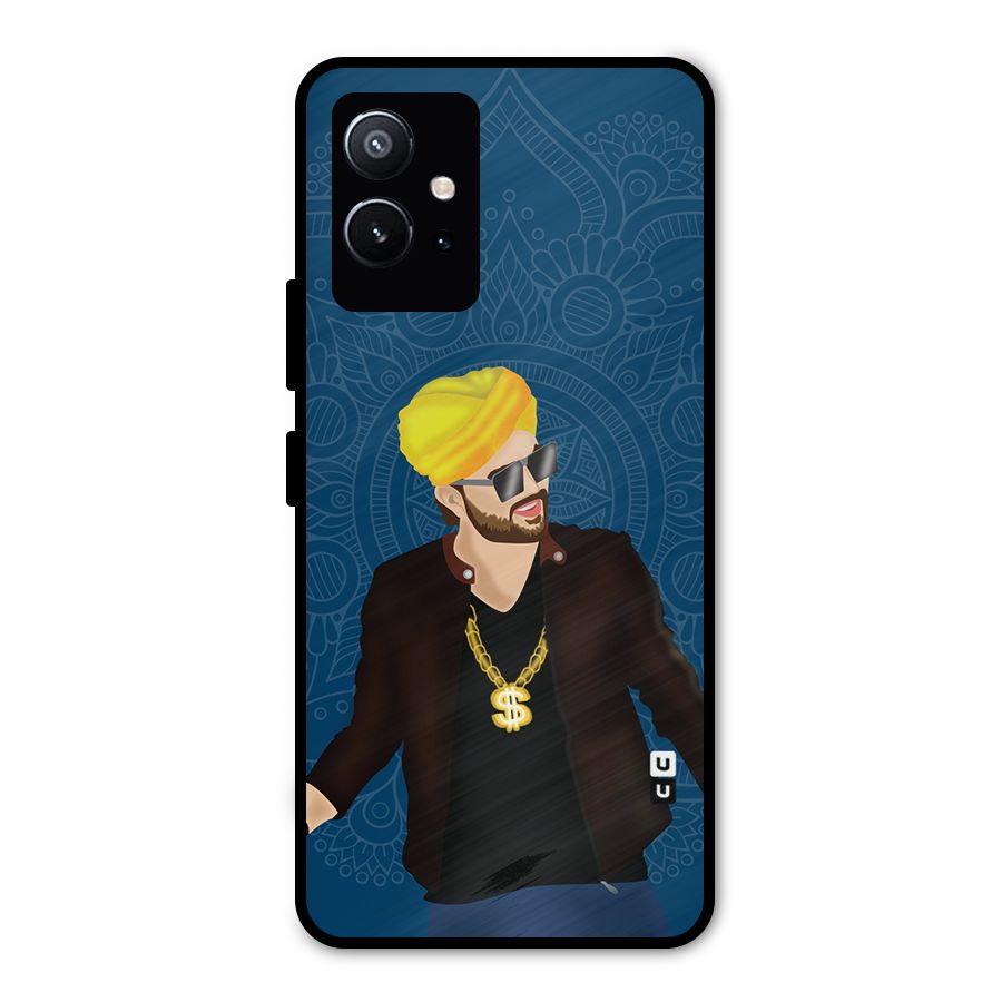 Indie Pop Illustration Metal Back Case for Vivo T1 5G