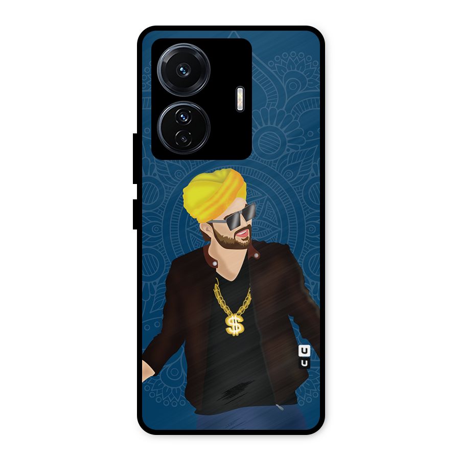 Indie Pop Illustration Metal Back Case for Vivo T1 Pro