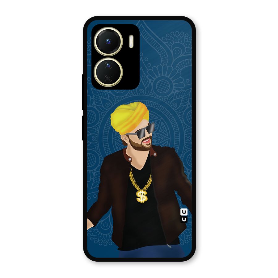 Indie Pop Illustration Metal Back Case for Vivo T2x