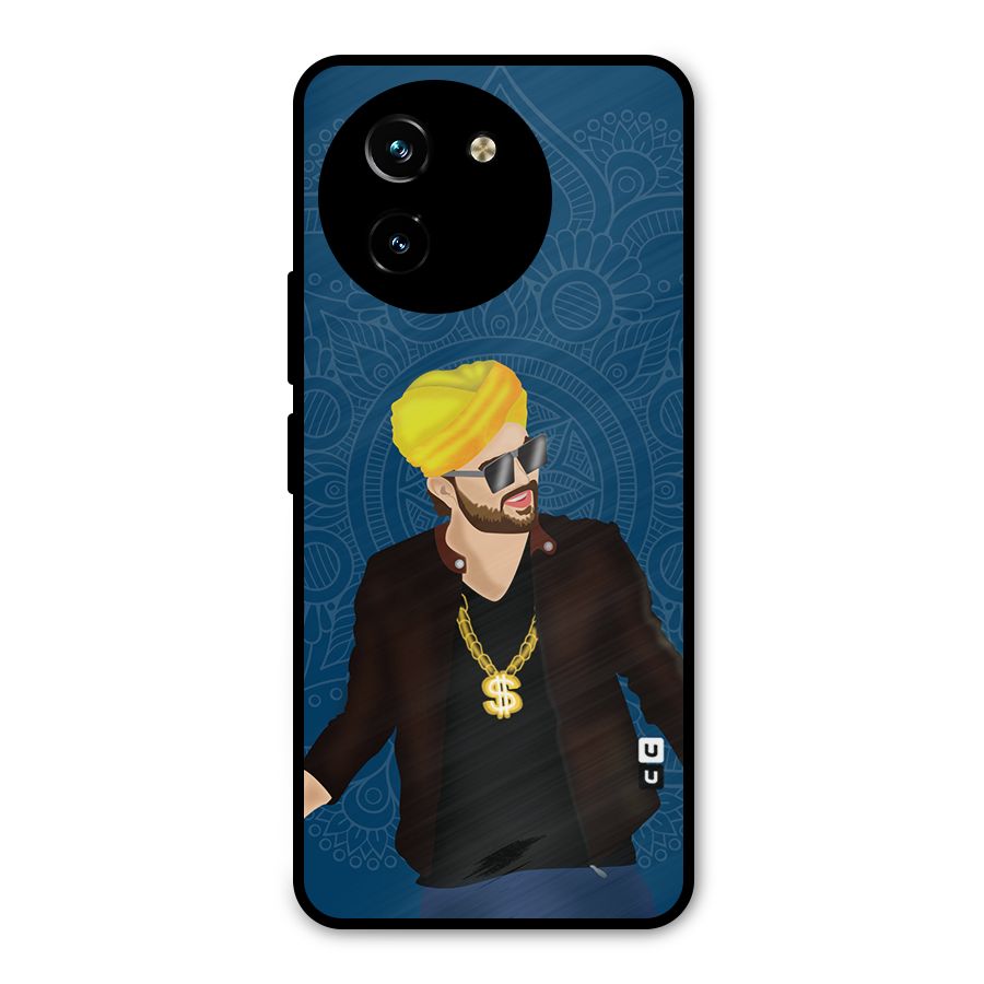 Indie Pop Illustration Metal Back Case for Vivo T3x