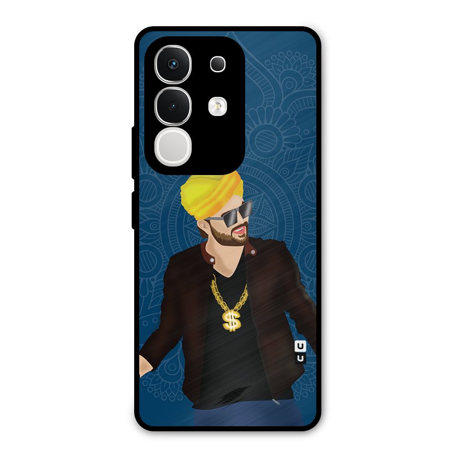 Indie Pop Illustration Metal Back Case for Vivo T4x