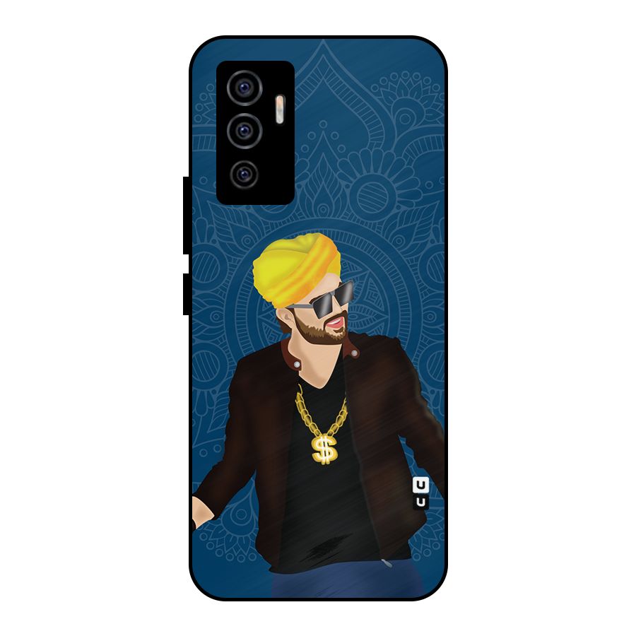 Indie Pop Illustration Metal Back Case for Vivo V23e