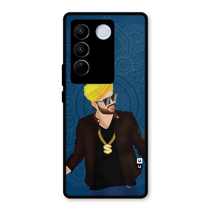 Indie Pop Illustration Metal Back Case for Vivo V27