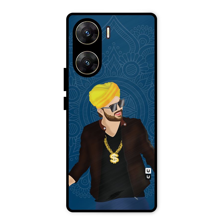 Indie Pop Illustration Metal Back Case for Vivo V29e
