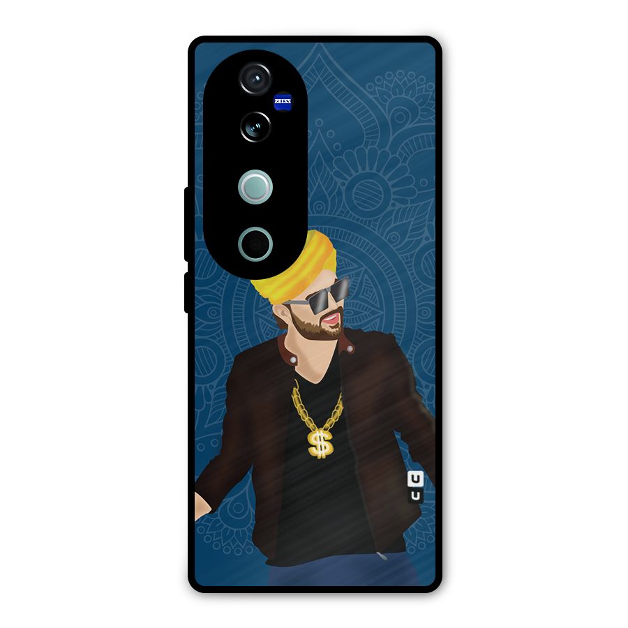 Indie Pop Illustration Metal Back Case for Vivo V40