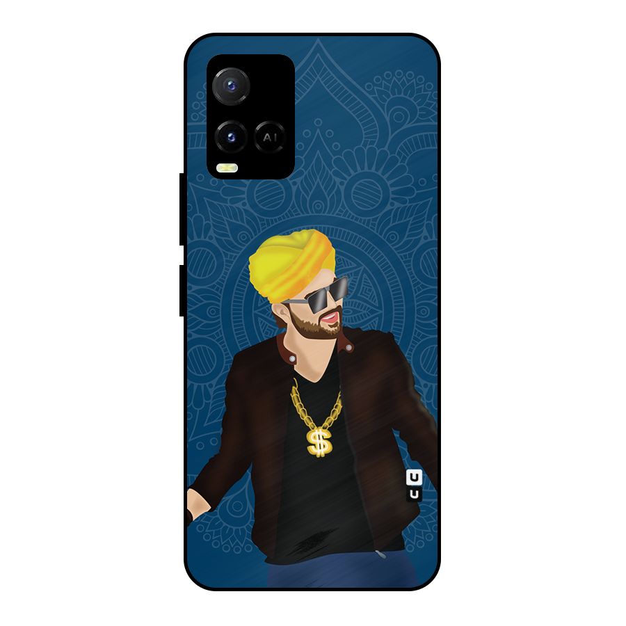 Indie Pop Illustration Metal Back Case for Vivo Y21T