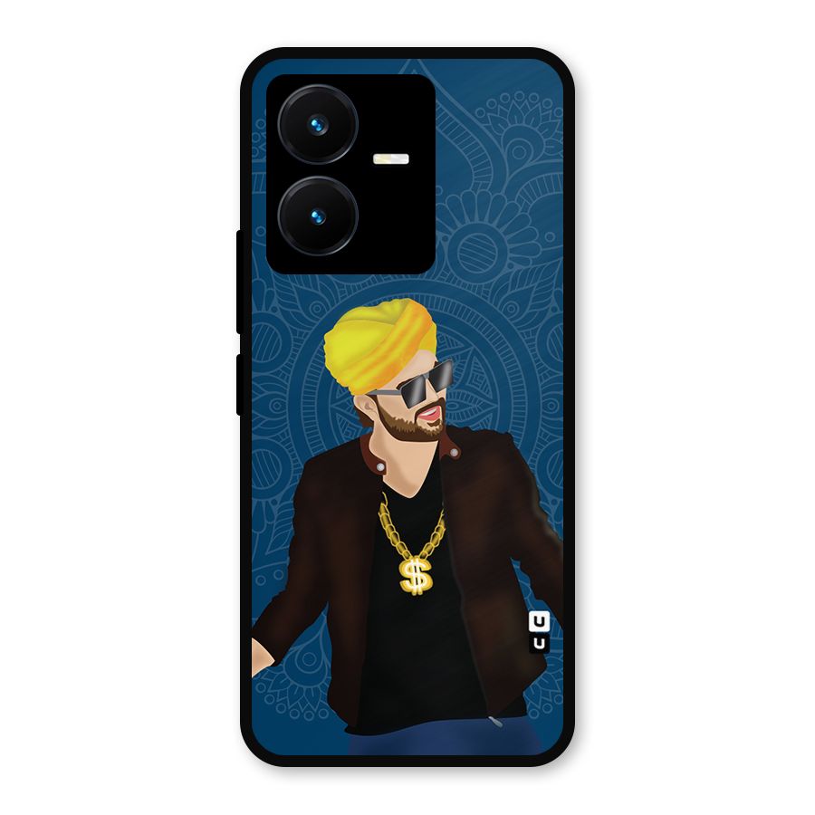 Indie Pop Illustration Metal Back Case for Vivo Y22