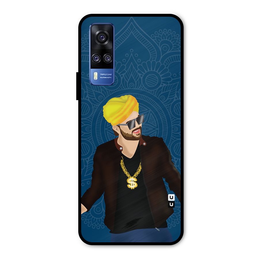 Indie Pop Illustration Metal Back Case for Vivo Y31