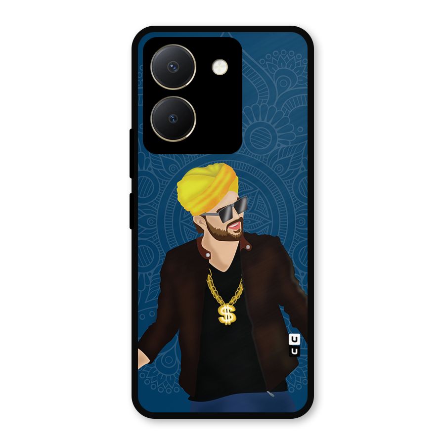 Indie Pop Illustration Metal Back Case for Vivo Y36