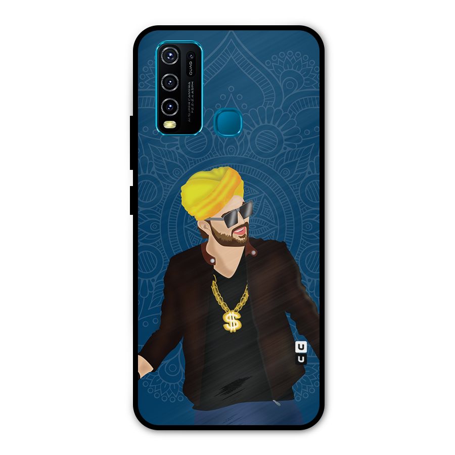 Indie Pop Illustration Metal Back Case for Vivo Y50