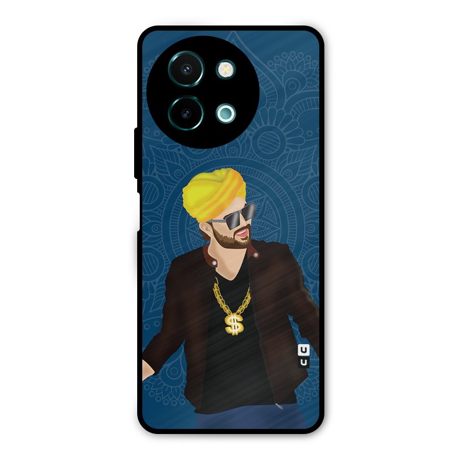 Indie Pop Illustration Metal Back Case for Vivo Y58