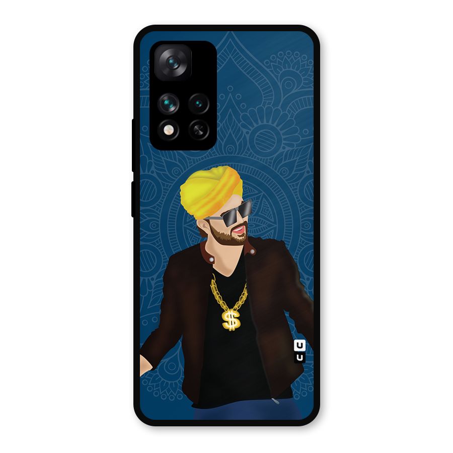 Indie Pop Illustration Metal Back Case for Xiaomi 11i Hypercharge 5G
