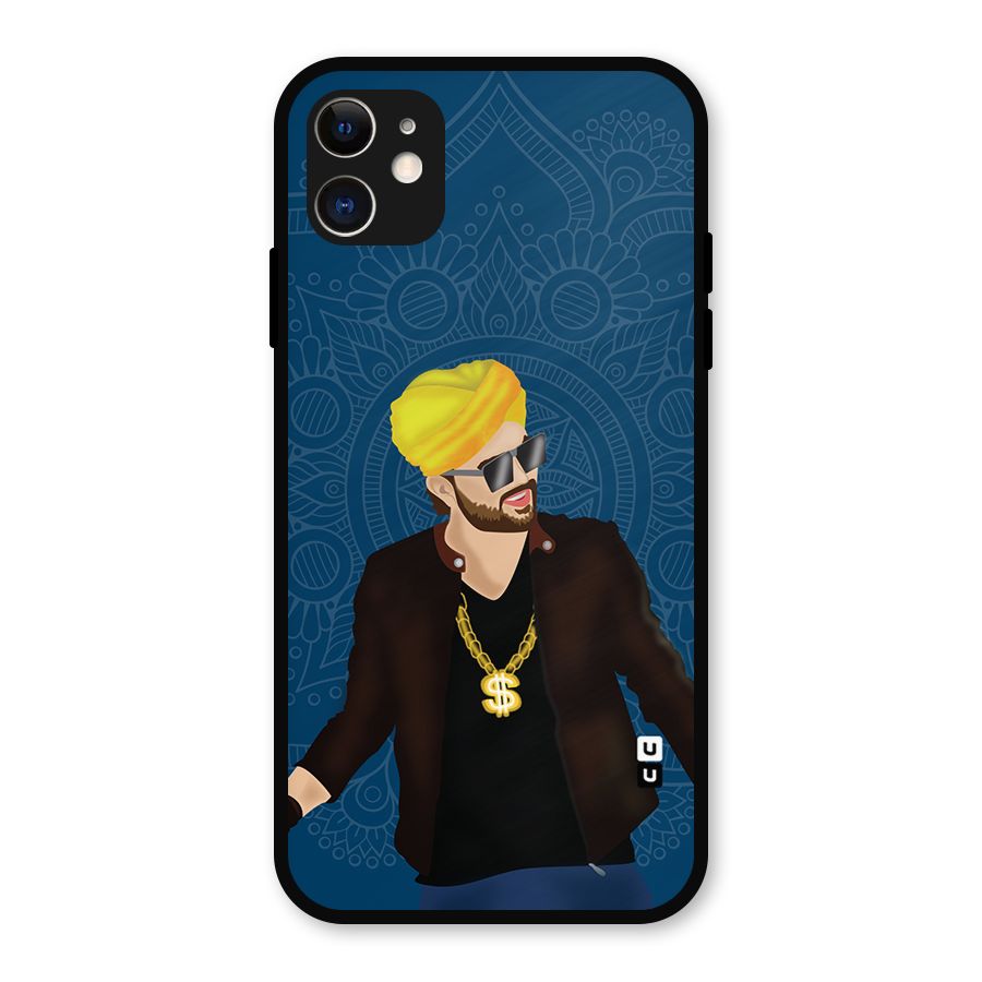 Indie Pop Illustration Metal Back Case for iPhone 11