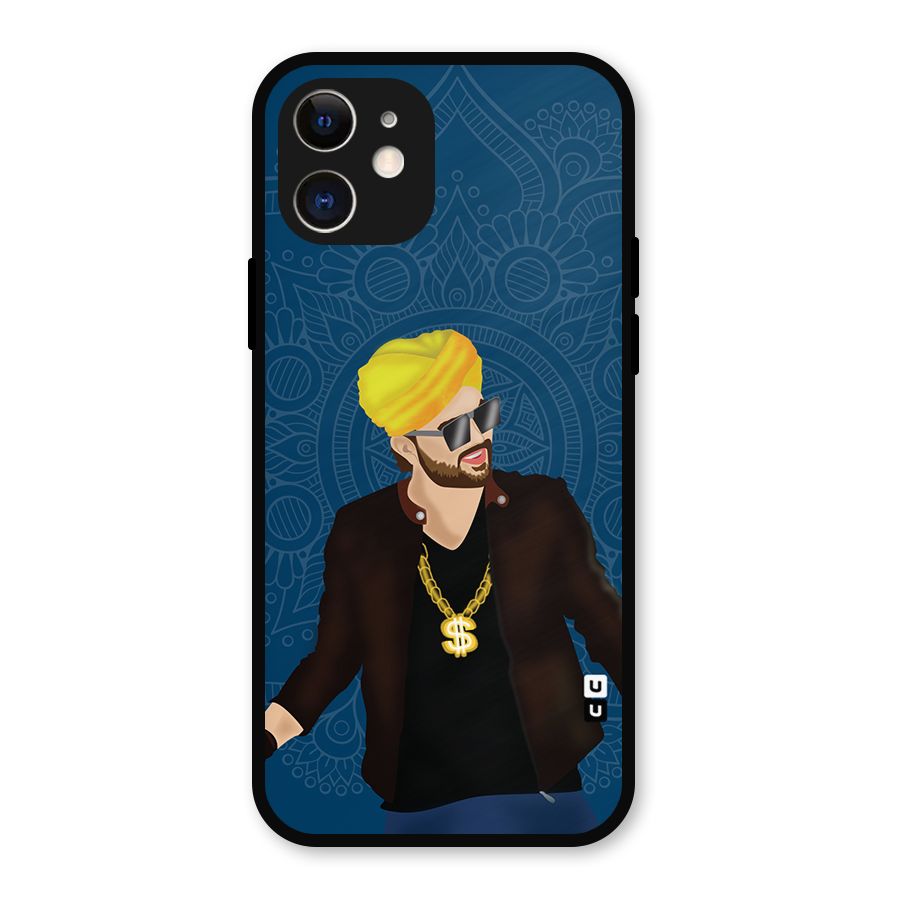 Indie Pop Illustration Metal Back Case for iPhone 12