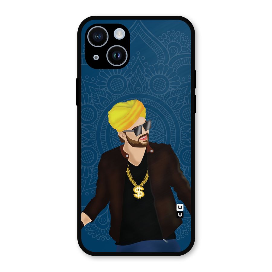Indie Pop Illustration Metal Back Case for iPhone 14