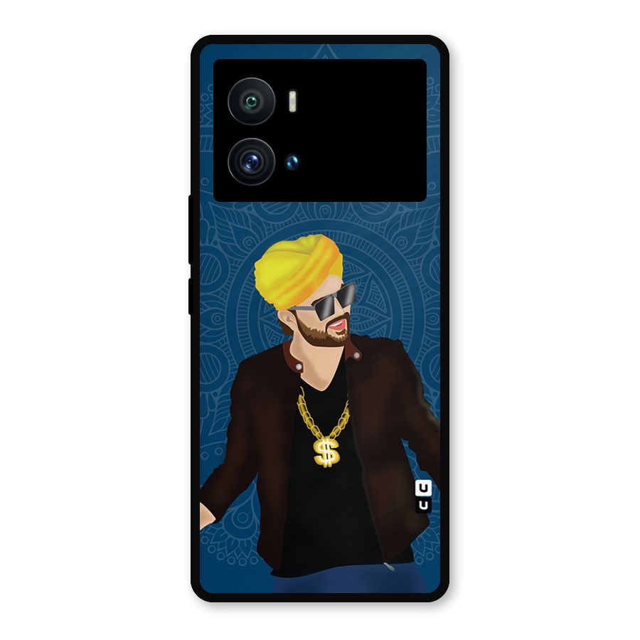 Indie Pop Illustration Metal Back Case for iQOO 9 Pro