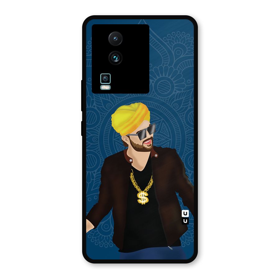 Indie Pop Illustration Metal Back Case for iQOO Neo 7 Pro