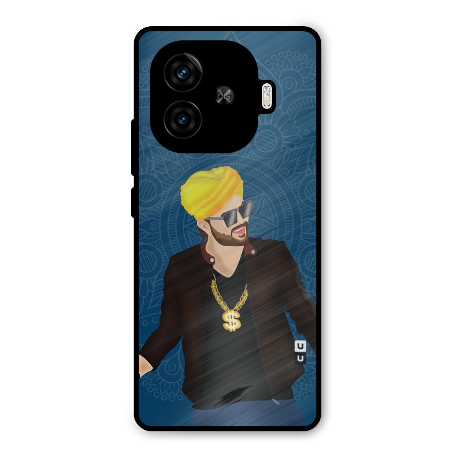 Indie Pop Illustration Metal Back Case for iQOO Z9 Turbo