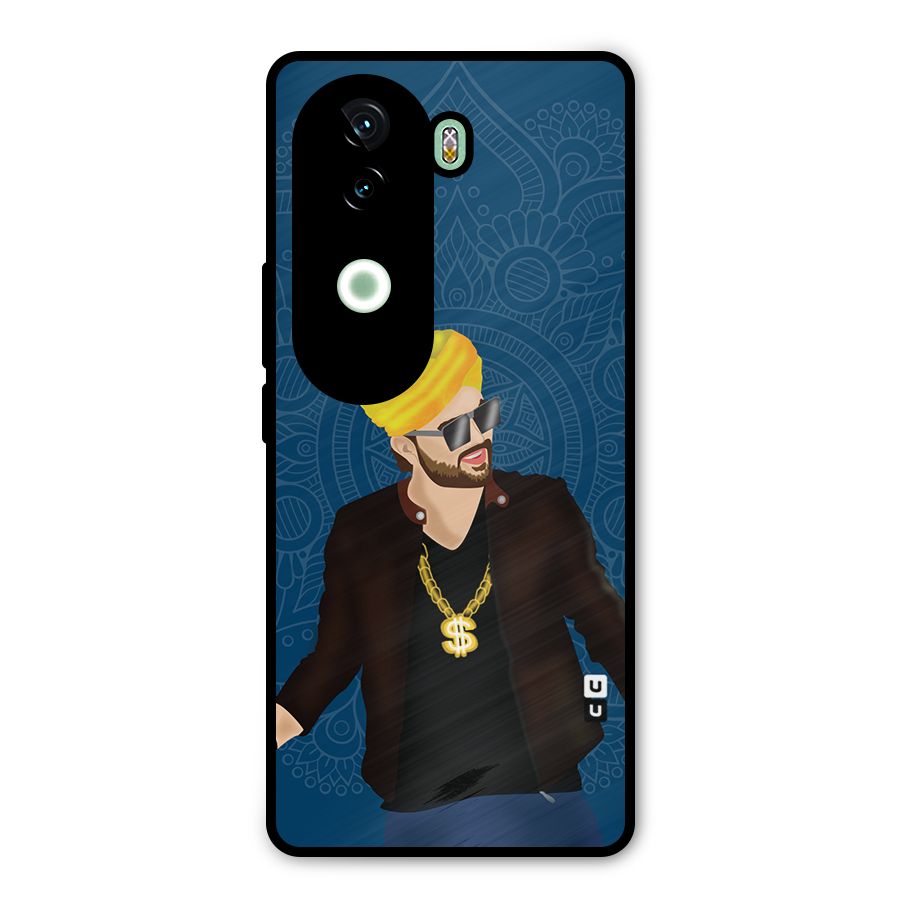 Indie Pop Illustration Metal Back Case for iQOO Z9s