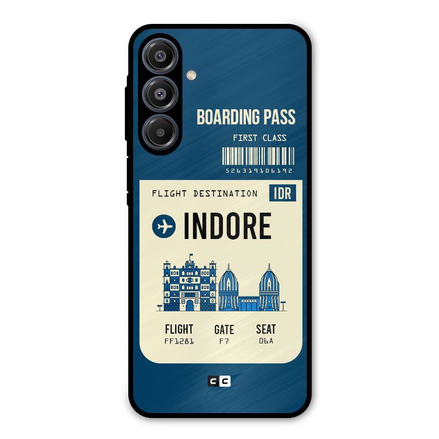Indore Boarding Pass Metal Back Case for Galaxy A16 5G
