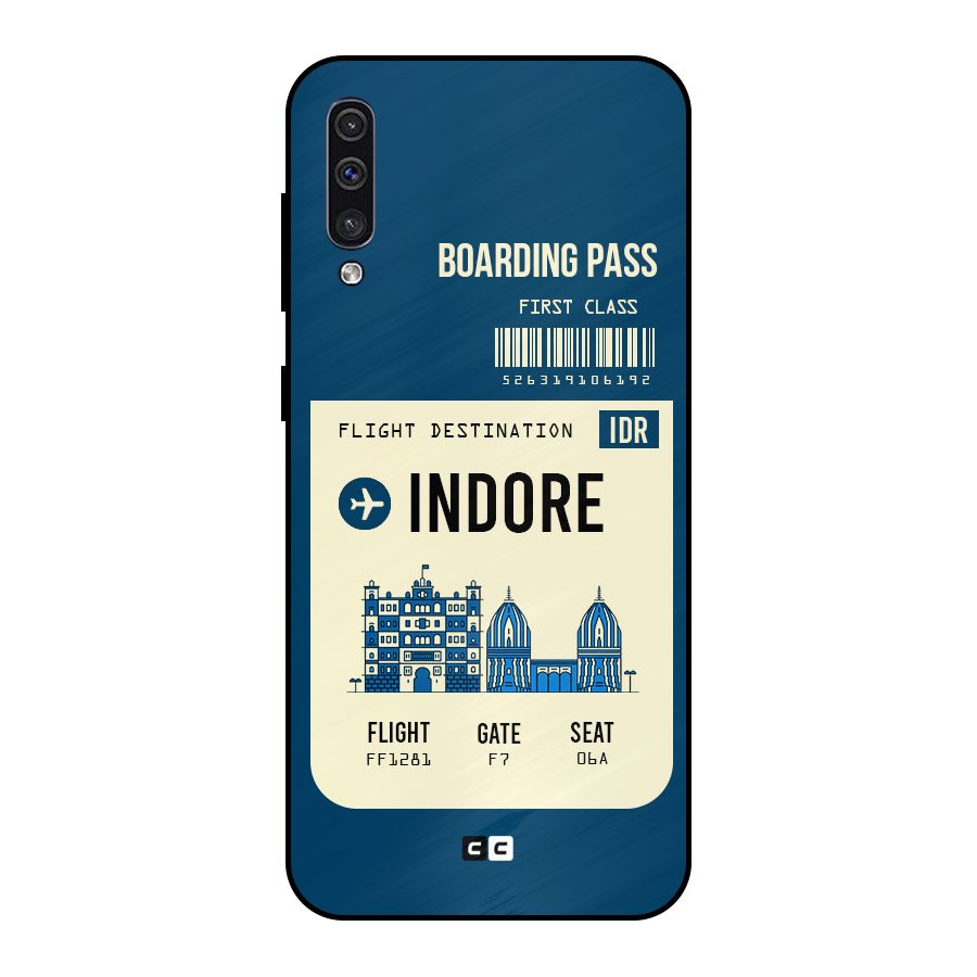 Indore Boarding Pass Metal Back Case for Galaxy A50s