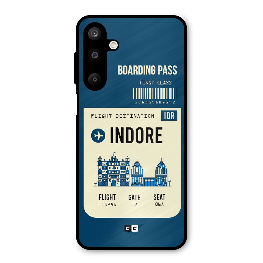 Indore Boarding Pass Metal Back Case for Galaxy M16