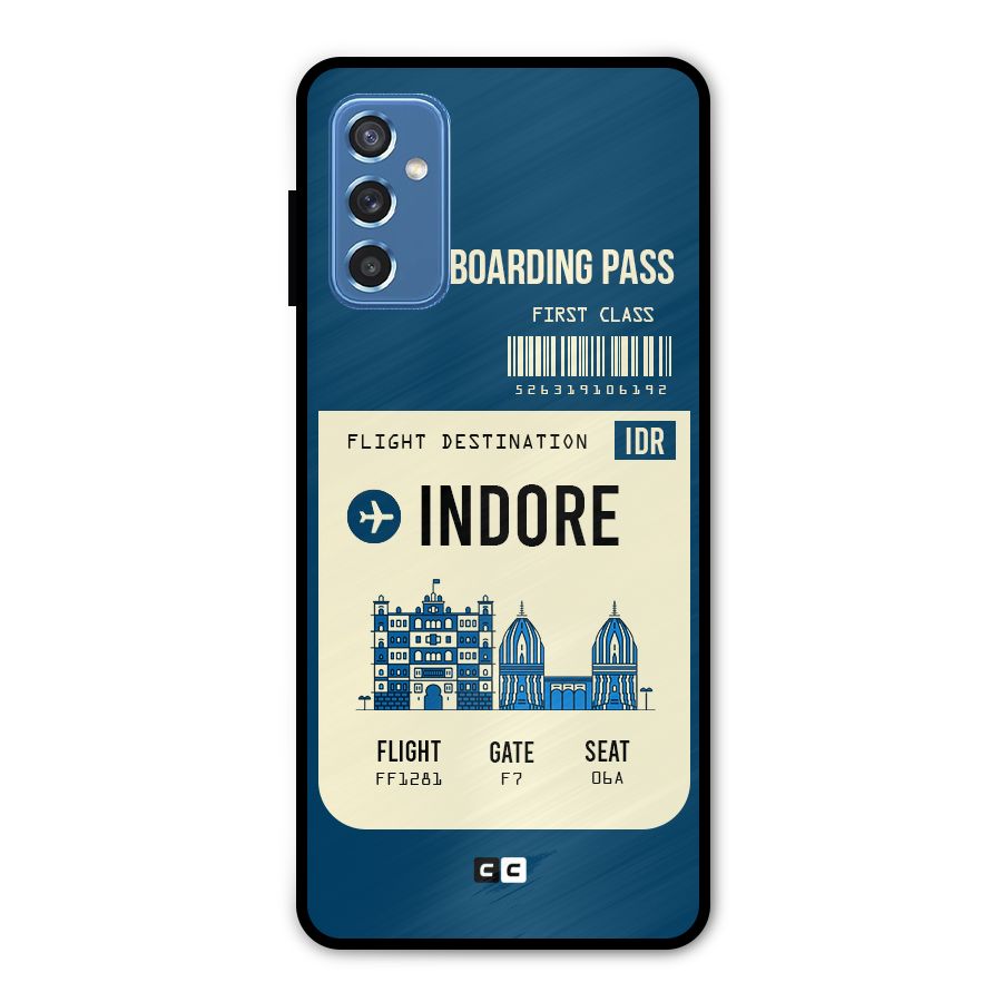 Indore Boarding Pass Metal Back Case for Galaxy M52 5G